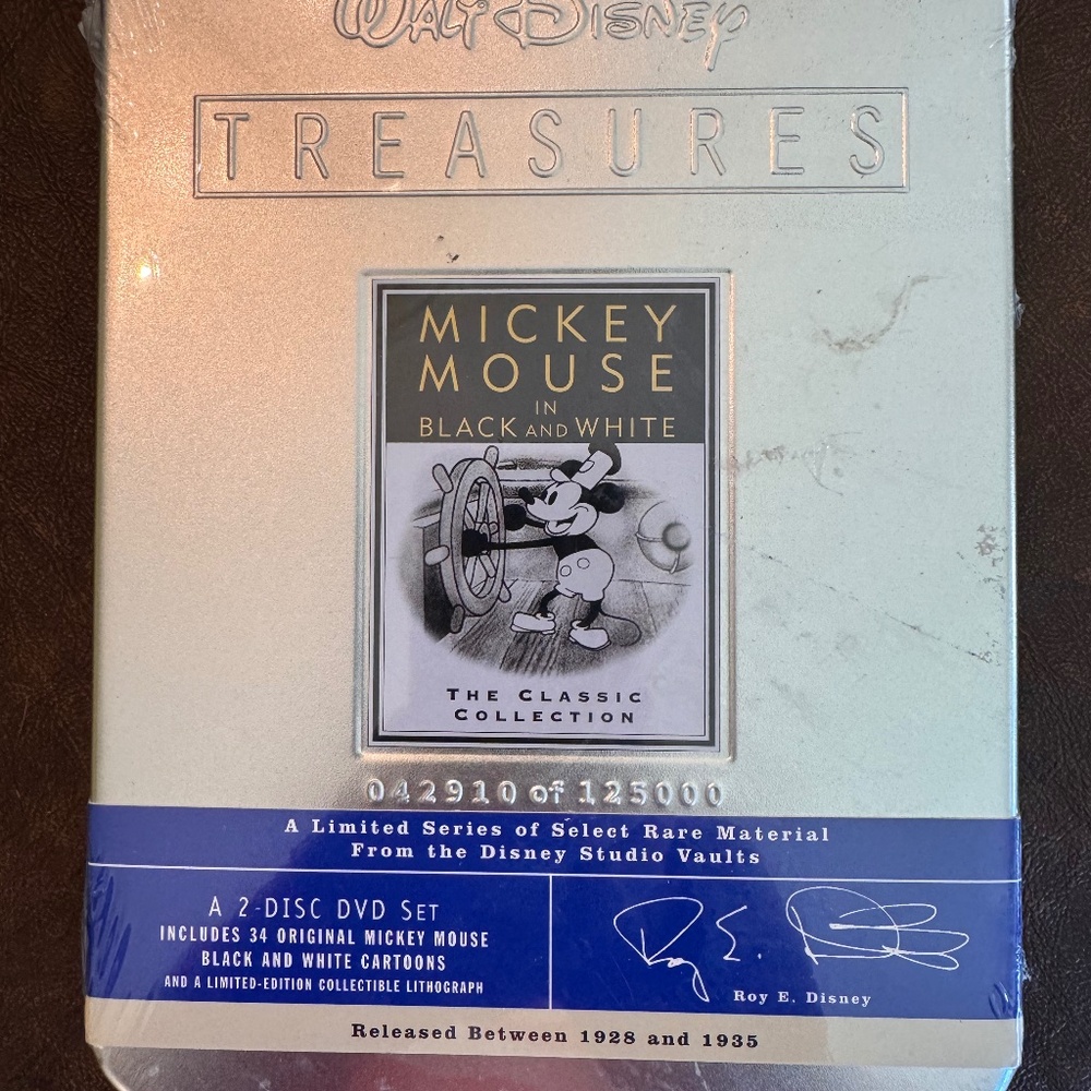 Walt Disney Treasures Mickey Mouse Black & White 2 disc DVD set - NEW IN BOX